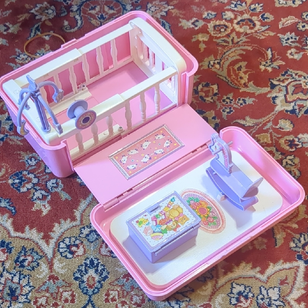 Vintage 1995 Mattel Cabbage Patch Kids Travel Playset Retro Toy Collector